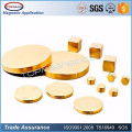 Topmag N52 Zn/Ni/NiCuNi/Gold Epoxy Coating Disc NdFeB Magnet